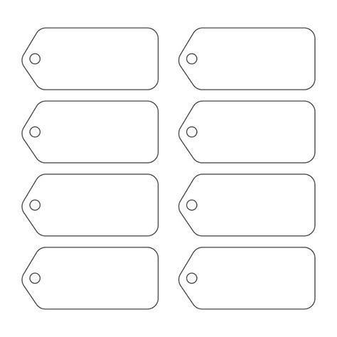 Free Tag Template Printable
