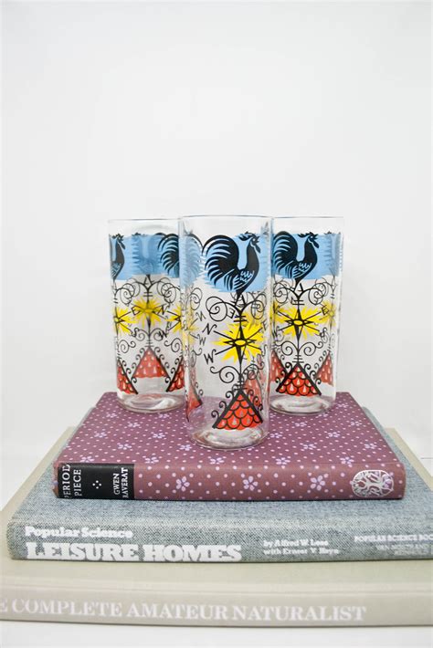 Welcome to the water glass collection! Farmhouse Collins Glasses Set of 3 - Vtg Collins Glassware ...