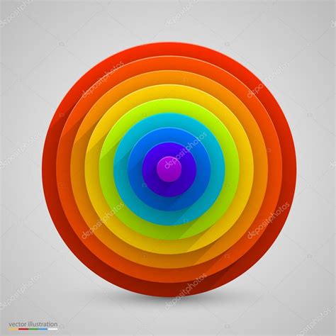Spherical Rainbow Vector Stock Vector Image By ©hobbitart 64685649