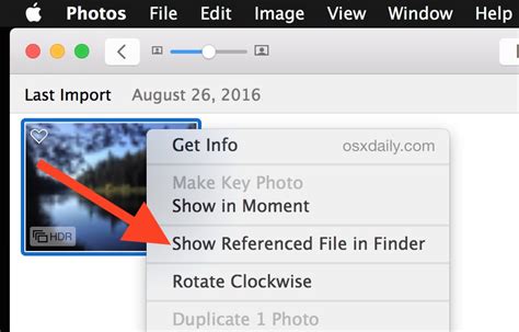 Choose a folder location where you want the files to be exported. How to "Show In Finder" the Original File in Photos App ...