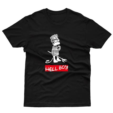 Hellboy Bart Simpson T Shirt