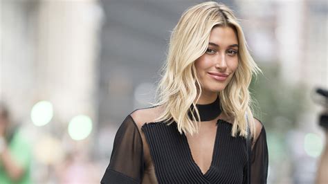 hailey baldwin tries out for victoria s secret stylecaster