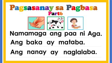 Pagsasanay Sa Pagbasa Ng Pangungusap Grade 1 Grade 2 Youtube Mobile
