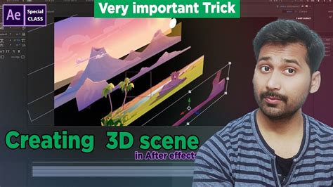 3d Scene In After Effects Creating A 3d Scene In After Effects Youtube
