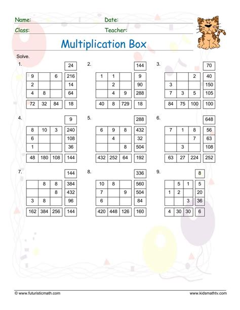 Multiplication Riddle Worksheets Free Printable Worksheets