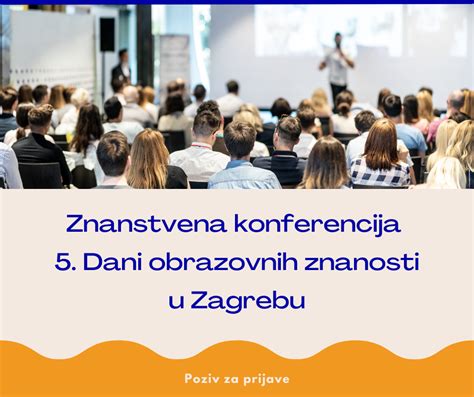Poziv Na Konferenciju 5 Dani Obrazovnih Znanosti U Zagrebu InŠkola