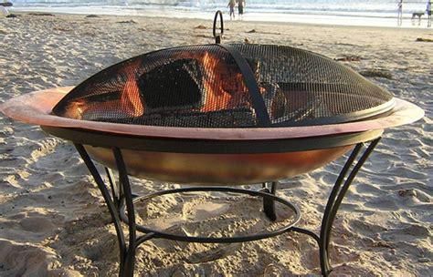 Outdoor wood burning fire pit bowl measures 30 in. 9 Best Copper Fire Pits For Your Outdoor Space (2020 Reviews)