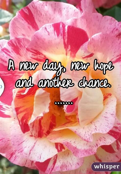 A New Day New Hope And Another Chance New Day A New Day