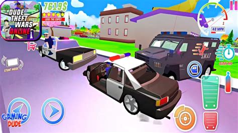 Dude Theft Wars New Police Vehicle Vs Police Swat Episode Android