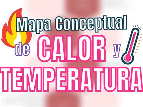 ᐈ Mapa conceptual de Calor y Temperatura