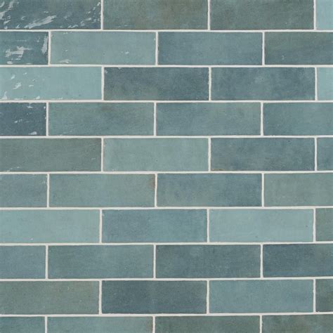 Ivy Hill Tile Kingston Turquoise 3 In X 8 In Polished Ceramic Wall