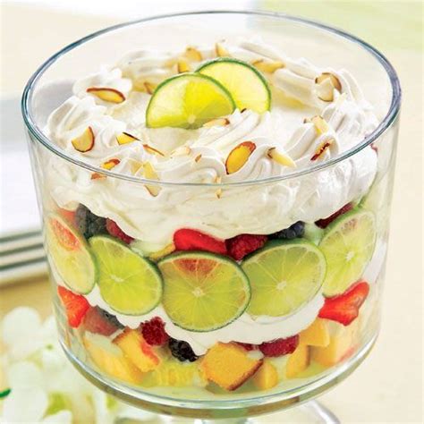 lime berry mousse trifle recipe trifle bowl recipes desserts pampered chef