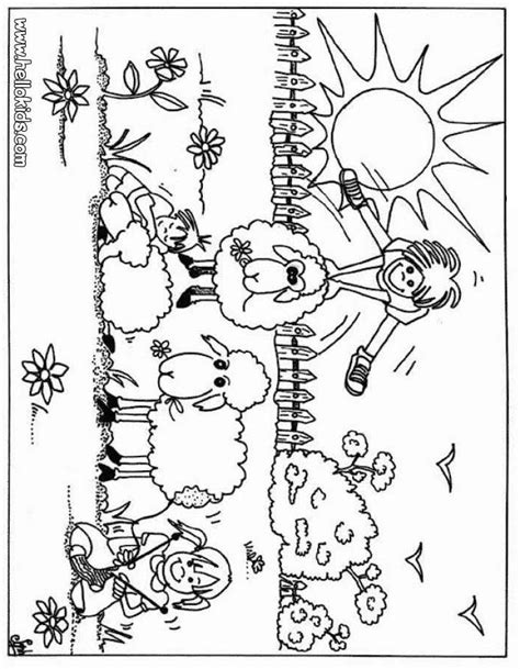 Farm Coloring Pages For Preschool Coloring Home