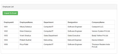 Export Gridview In Excel Using Jquery In Asp Net Web Forms Codingvila