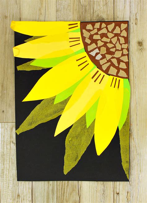 Van Gogh Sunflower Art Project For Children Nurturestore Sunflower