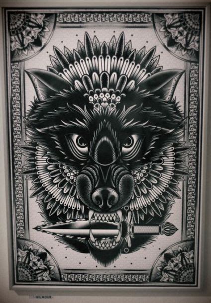 20 Trendy Tattoo Wolf Old School Flash Art Wolves Wolf Tattoos Art