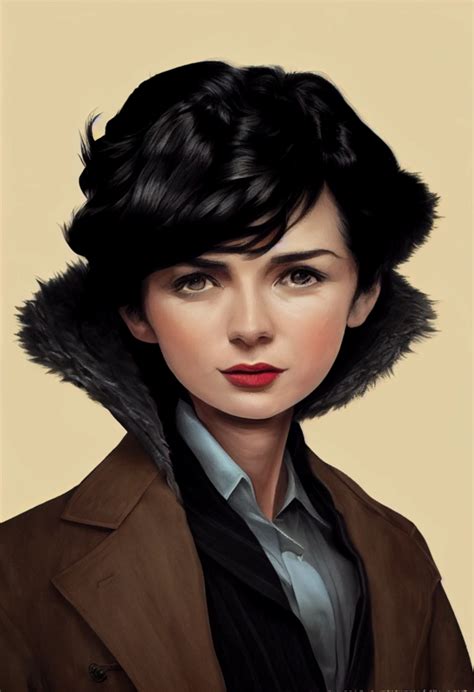 Dark Haired Detective In A Coat By Mad Dog Jones Midjourney