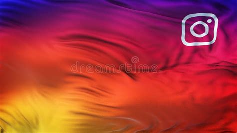 Instagram Colorful Smooth Gradient Wave Background Wallpaper Stock