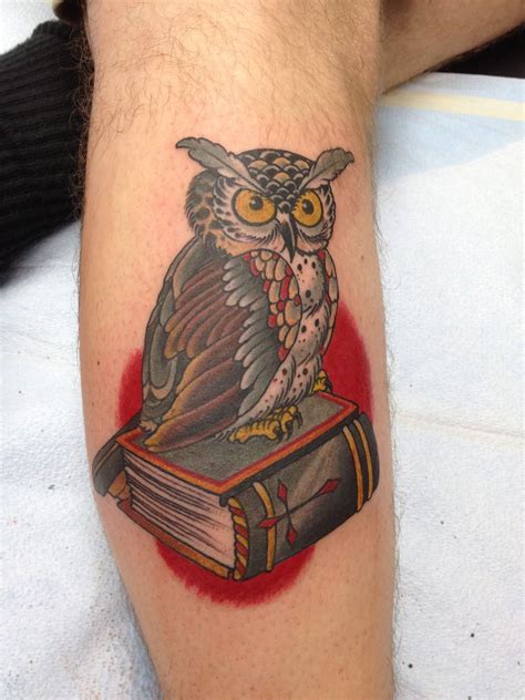Https://techalive.net/tattoo/book Owl Tattoo Design