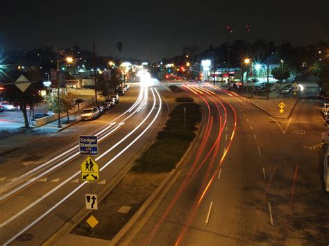 Los Angeles Street Long Exposure Free Photo Download Freeimages