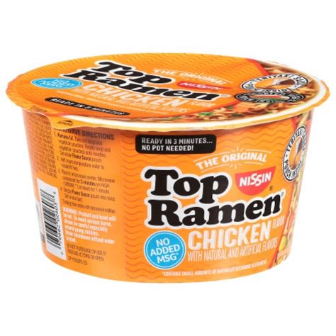 Nissin Top Ramen Chicken Flavor Ramen Noodle Soup 3 42 Oz King Soopers