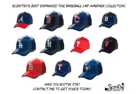 Scentsy Just Expanded The Mlb Baseball Cap Warmer Collection With 5 New