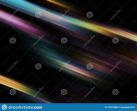 Black Phosphorescent Blue Yellow Sparkling Lines Shades Diamond Lines