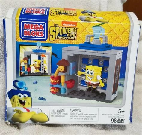 mega bloks spongebob movie sponge out of water photo booth time machine 3918212216