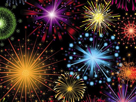 Fireworks Celebration Background For Powerpoint Animated