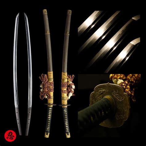 Japanese Samurai Katana Swords Hand Forged 1095manganese Steel Baking