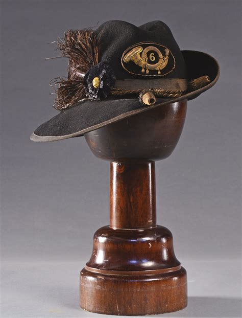 Stunning Civil War Union Officers Slouch Hat For The 6th Infantry