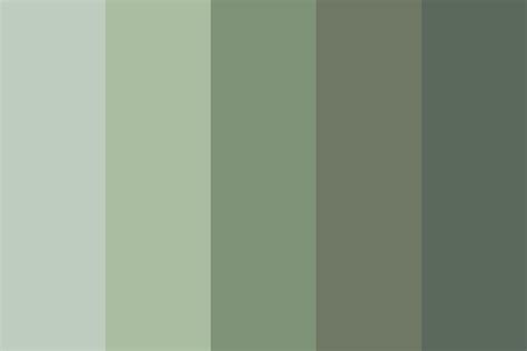 Muted Earth Green Color Palette