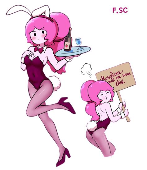 Rule 34 Adventure Time Ass Bunny Ears Bunny Girl Female Fizzyspidercider Pink Hair Princess