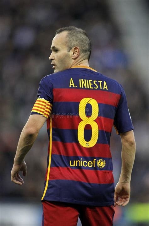 Andres Iniesta Of Fc Barcelona Editorial Stock Photo Image Of