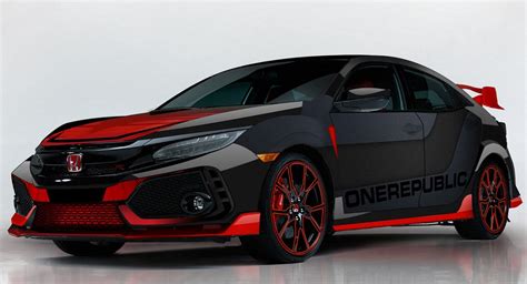 Honda Shows Off A Custom Civic Type R Designed By Onerepublic Carscoops