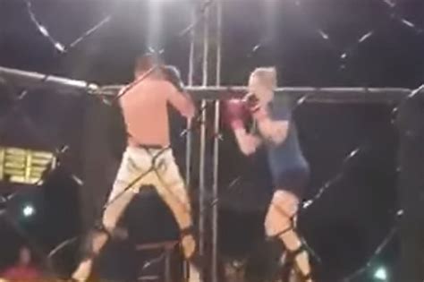 Check spelling or type a new query. Woman leaves man bloodied cage fighting debut just 53 ...