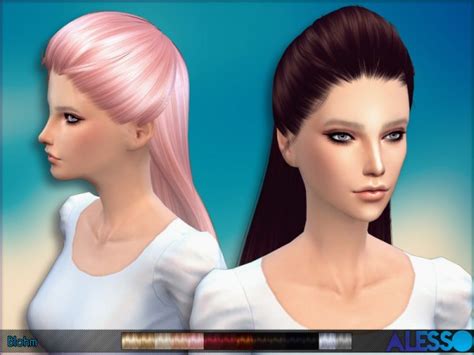 The Sims Resource Blohm Hair By Alesso Sims 4 Downloads