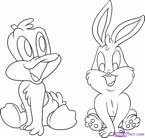 How To Draw Looney Tunes Step By Step At Drawing Tutorials