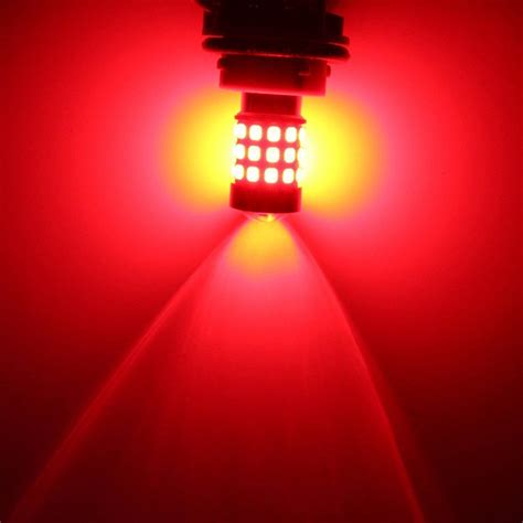 3156 3157 Strobe Led Brake Lights Flashing Stop Bulb Super Bright Red