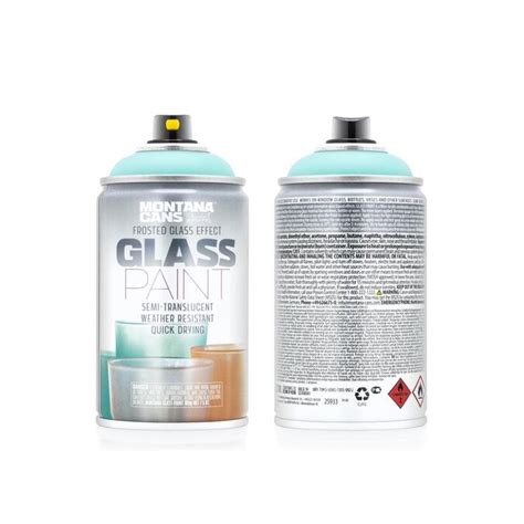 Montana Cans Semi Flat Mint Frosted Glass Spray Paint Actual Net