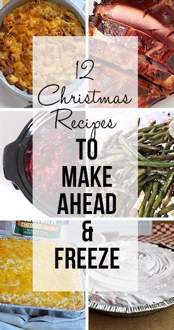 We've deliciously succulent roast turkey, glazed gammon, goose, duck, beef, salmon, vegetarian nut roasts and more. 12 Christmas Recipes to Make Ahead and Freeze | Easy christmas dinner, Christmas food dinner ...