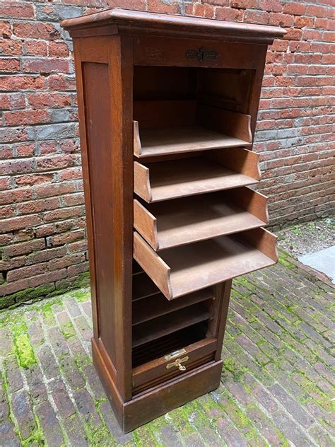 Shop for a wide selection of file cabinets at lowest prices from banggood online store. Industrial Oak Tambour File Cabinet For Sale at 1stdibs