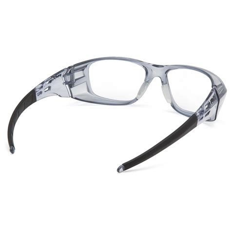 Pyramex Sg9810r Emerge Plus Safety Glasses Translucent Gray Frame Clear Full Reader Lens