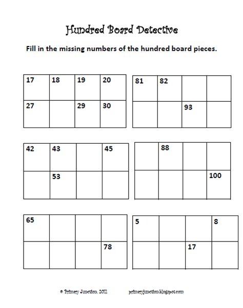 Primary Junction Skip Counting Using A Hundred Board