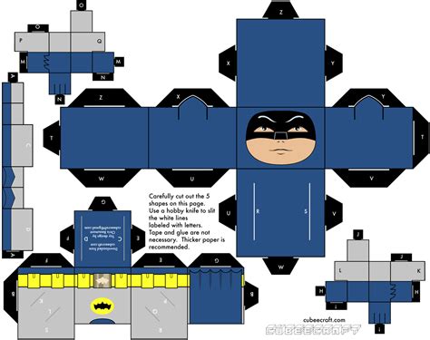 Paper Craft New 652 Papercraft De Batman