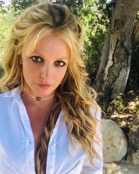 Britney Spears Is The Original In Unbuttoned Shirt From Backyard