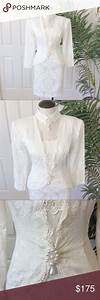 Vintage Scott Mcclintock 4 White Brocade Dress Brocade Dresses Dress
