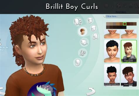 Brillit Boy Curls Conversion At My Stuff Sims 4 Updates