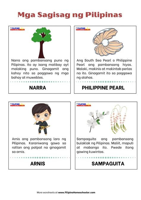 Mga Sagisag Ng Pilipinas — The Filipino Homeschooler