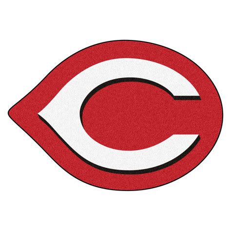 Fanmats 21977 Cincinnati Reds Logo 3x4 Mlb Mascot Mat